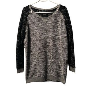 Maison Scotch Knit Sweater Dress Tunic Cotton Blend Size 1/2 S/M Oversized